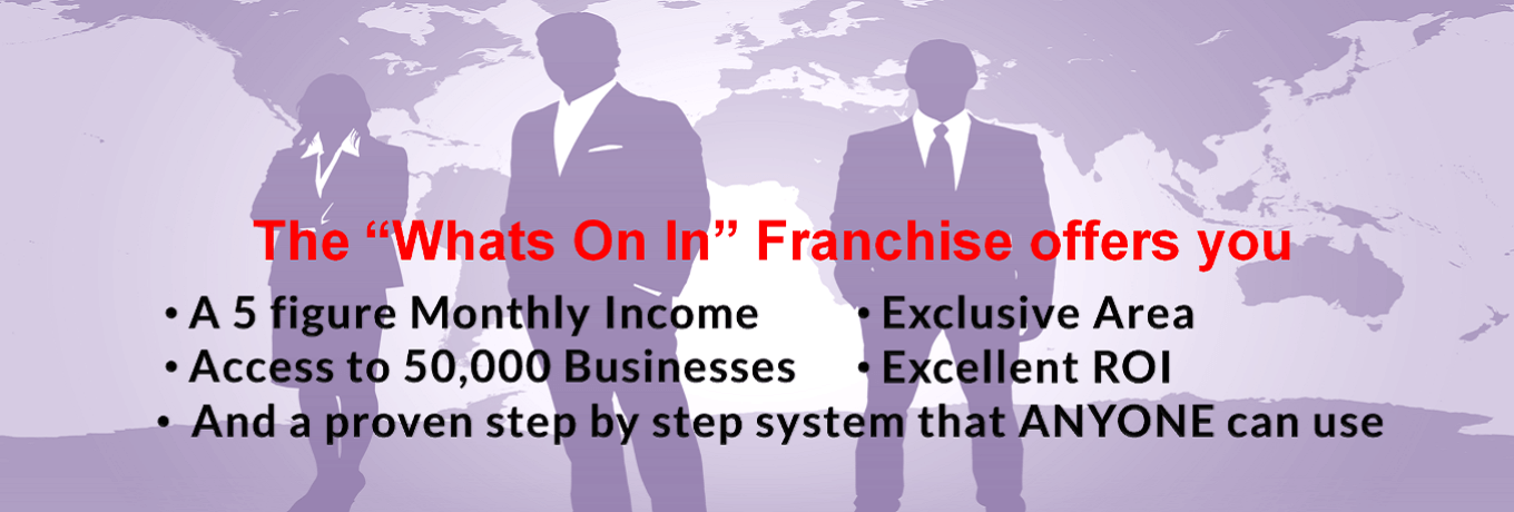 The “Whats On In” offers you a 5 figure Monthly Income
